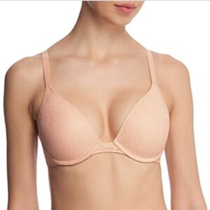 Natori Womens Levitate Contour Underwire Bra 32DDD Cameo Rose - NWT